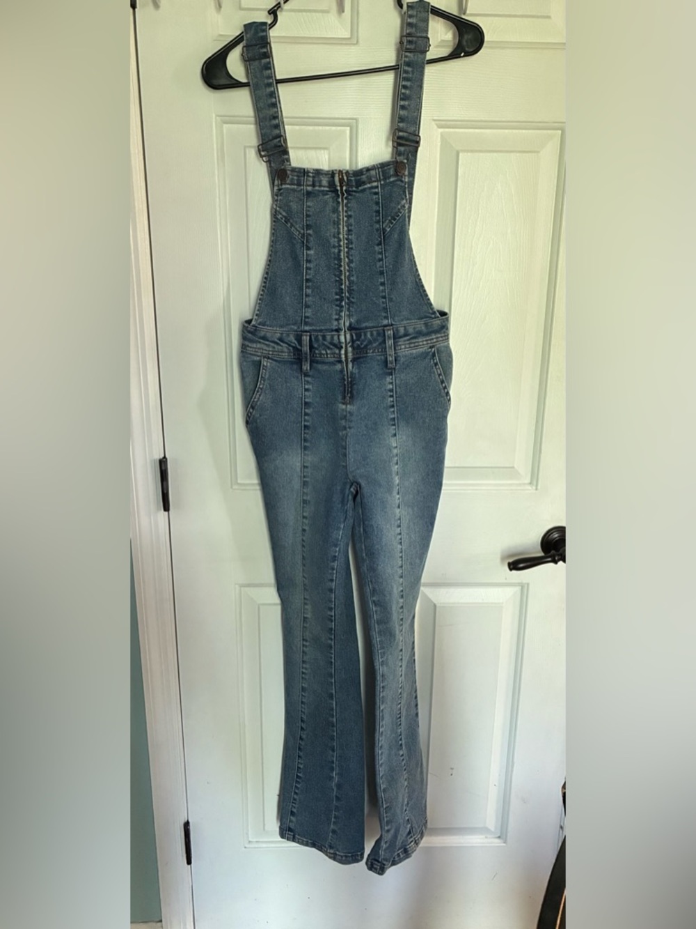 Vanilla Star Medium Blue Denim Women's Overalls